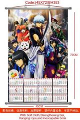 Gintama 2013 calendar anime wallscroll