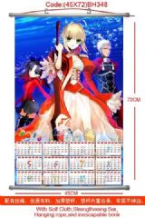 Fate stay night 2013 calendar anime wallscroll