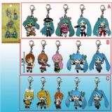 miku.hatsune anime keychain