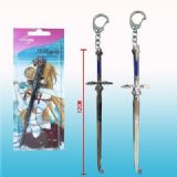 sword art online anime keychain