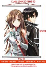 sword art online anime wallscroll