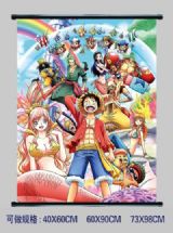 One Piece anime wall scroll