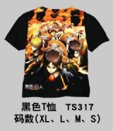 attack on titan anime t-shirt 