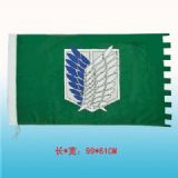 attack on titan anime flag