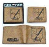 attack on titan anime wallet