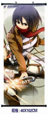 Attack on Titan anime wallscroll