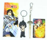 Fairy Tail anime keychain & cart