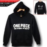 One Piece anime Thick Cotton Hooded Sweater(size M