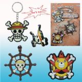 one piece anime keychain