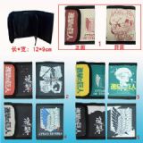 attack on titan anime wallet