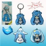 miku.hatsune anime keychain