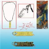 attack on titan anime necklace