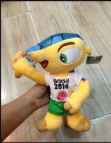 world cup soccer plush doll