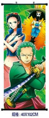 one piece anime wallscroll