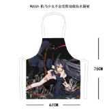 anime waterproof apron