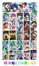 anime card sticker