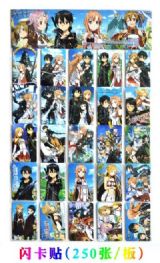 Sword Art Online anime card sticker