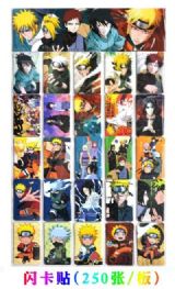 Naruto anime card sticker