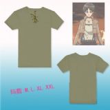 attach on titan anime t-shirt