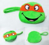 Turtles anime plush coin purse/wallet(orange)