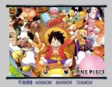 one piece anime wallscroll