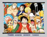 one piece anime wallscroll