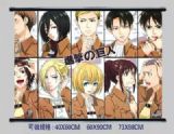 attack on titan anime wallscroll