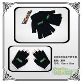 Miku.Hatsune anime Half finger gloves