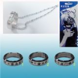 Tokyo Ghoul anime ring necklace