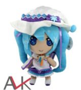 miku.hatsune anime plush doll