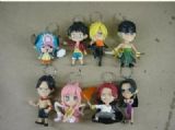 one piece anime figure keychain