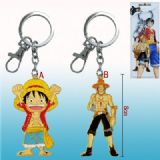 one piece anime keychain