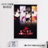 rwby anime wallscroll