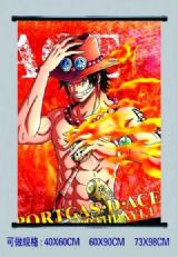 one piece anime wallscroll