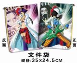 one piece anime file bag