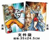 one piece anime file bag