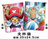 one piece anime file bag