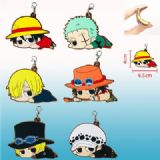 one piece anime keychain