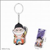 One Piece Double-sided Soft glue keychain