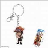 One Piece Acrylic Keychain pendant