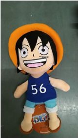 one piece luffy anime plush doll