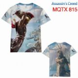 Assassin Creed Full color printed short sleeve t-s