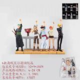 One Piece a set of 6 models Boxed Figure Decoratio