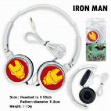 Iron Man Headset Head-mounted Earphone Headphone 