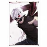 Tokyo Ghoul Plastic pole cloth painting Wall Scrol