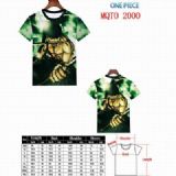 One Piece Full color printed short sleeve t-shirt 