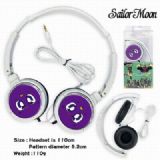Sailormoon Headset Head-mounted Earphone Headphone
