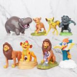 The Lion King a set of eight Bagged Figure Decorat