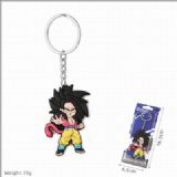 Dragon Ball Carote Double-sided soft rubber Keycha