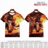 One Piece full color short sleeve t-shirt 